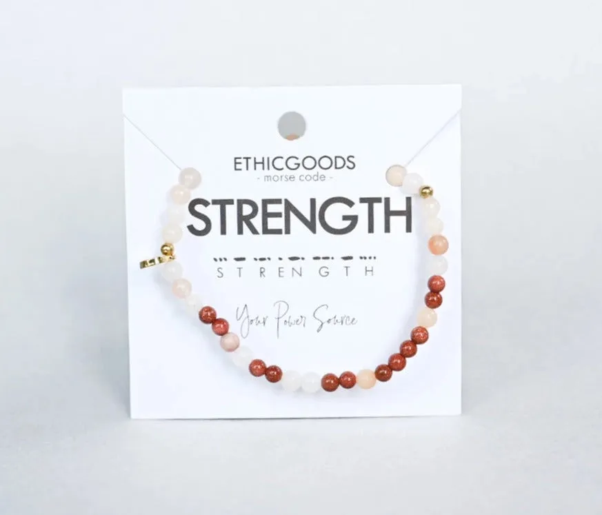 Morse Code Bracelet - Strength