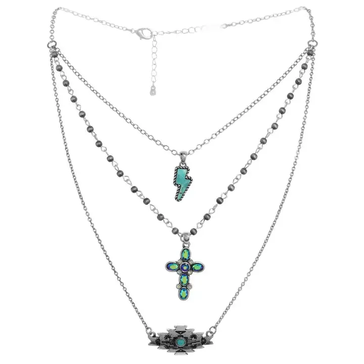 Multi-Layer Turquoise Necklaces