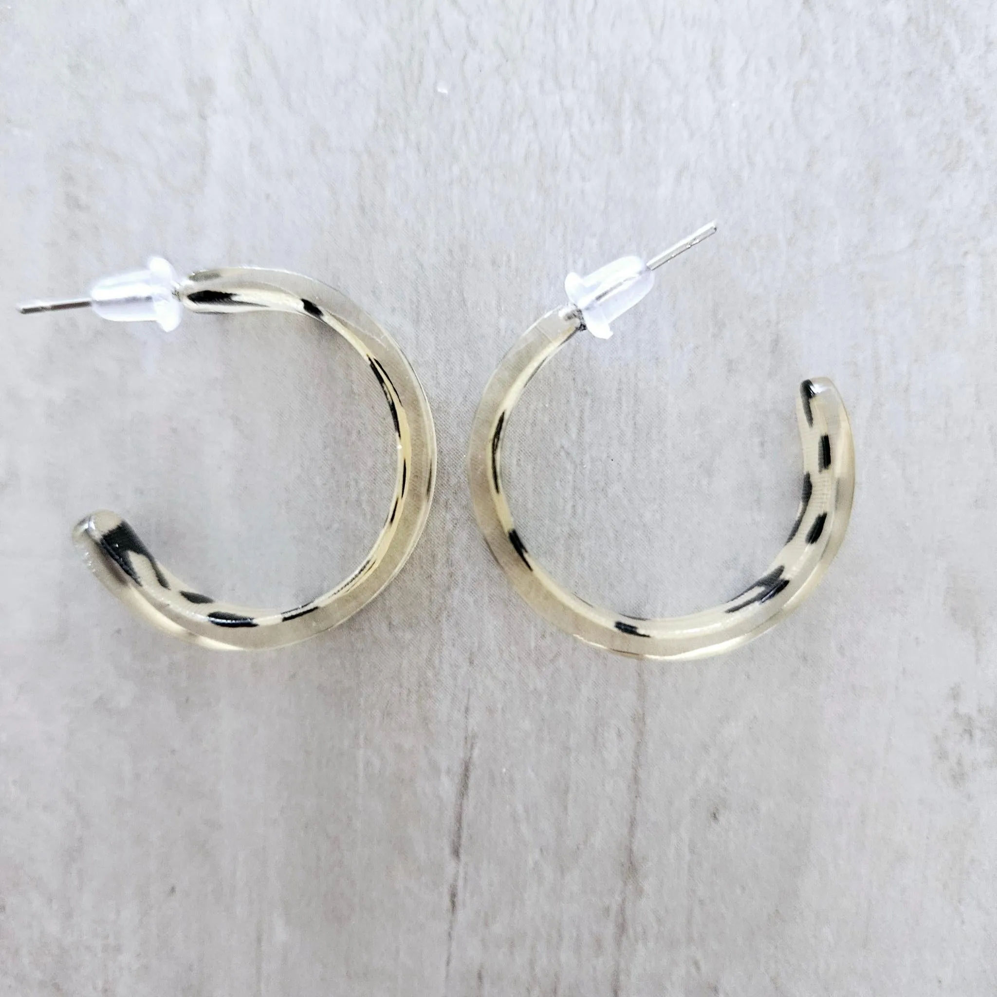 Multicolor Small Cuff Hoop Earrings