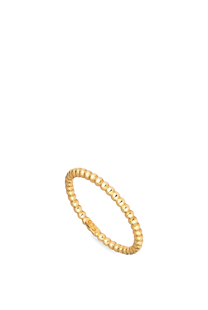 Mustard Dot Ring Band, Gold
