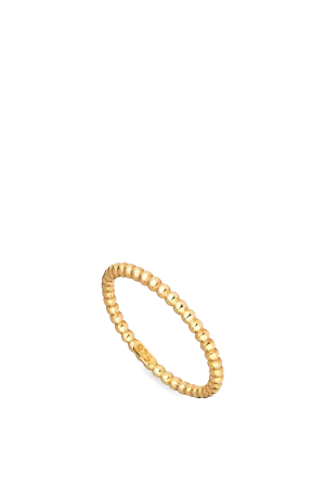 Mustard Dot Ring Band, Gold
