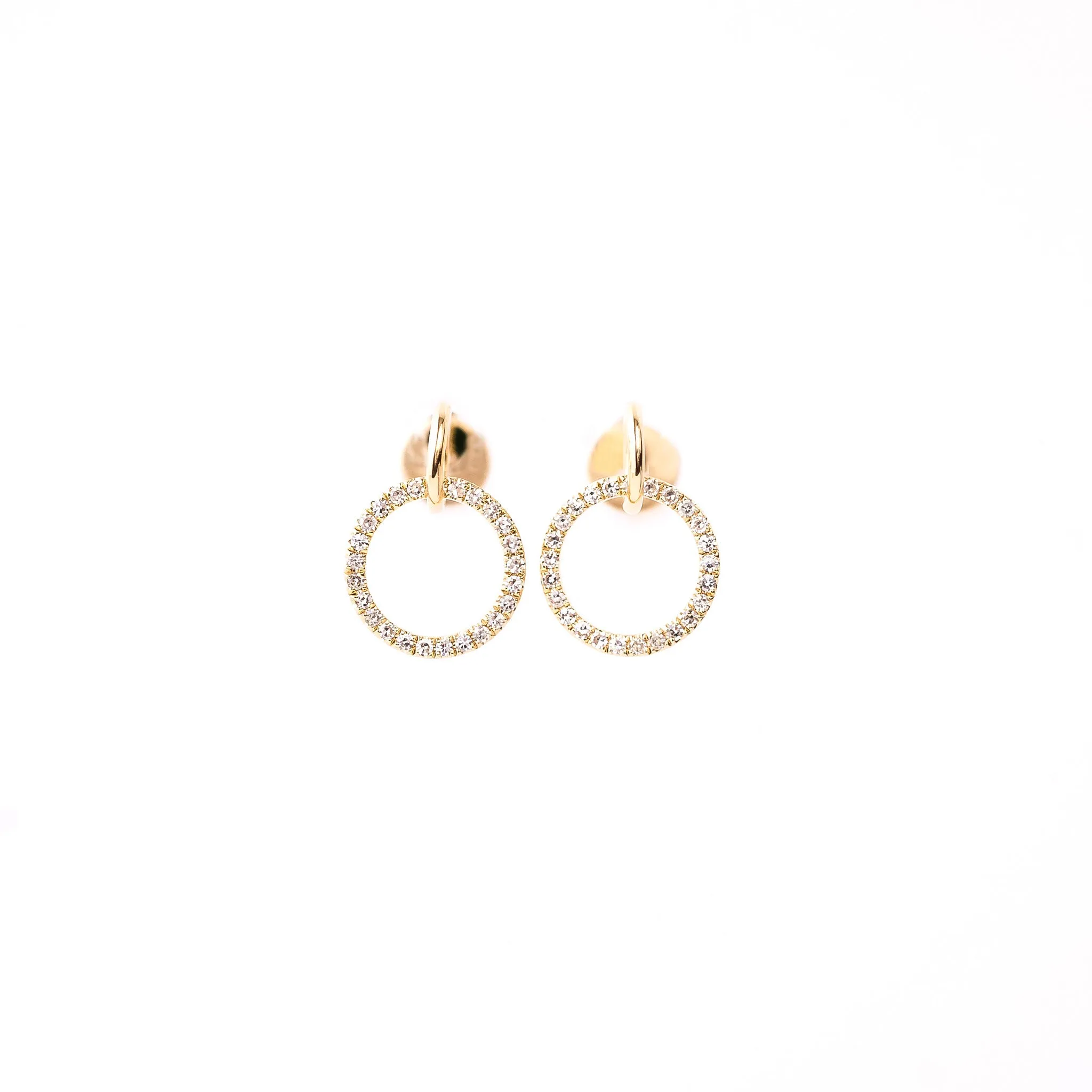 Naomi Swinging Halo Earrings