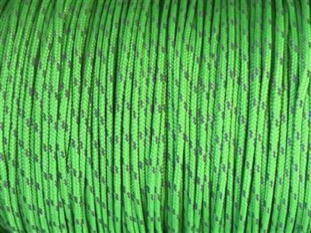 Neon Green Reflective - Macrame 3mm *