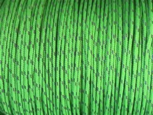 Neon Green Reflective - Macrame 3mm *
