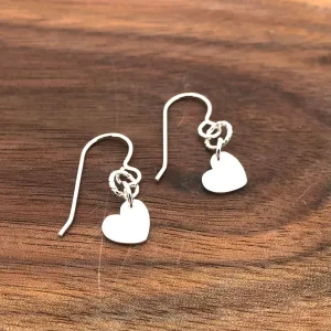 Nichole Collins - Earrings - Heart Dangle on Twist #V102