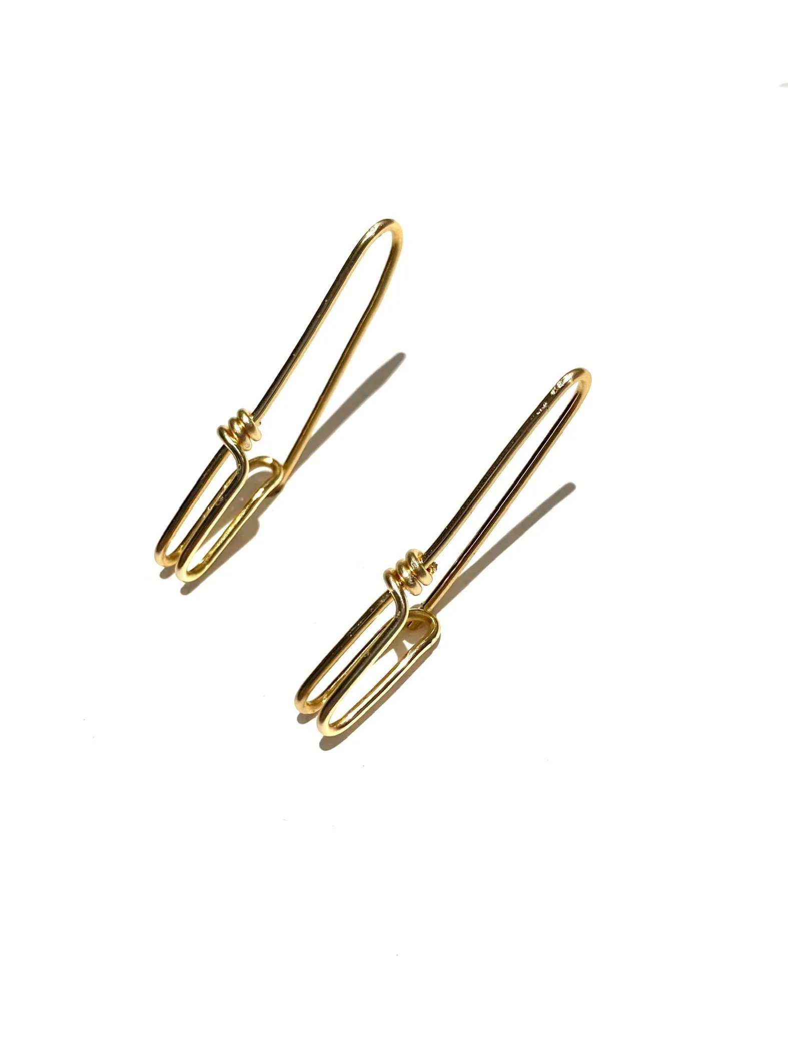 NIS Designs- Paperclip Earrings