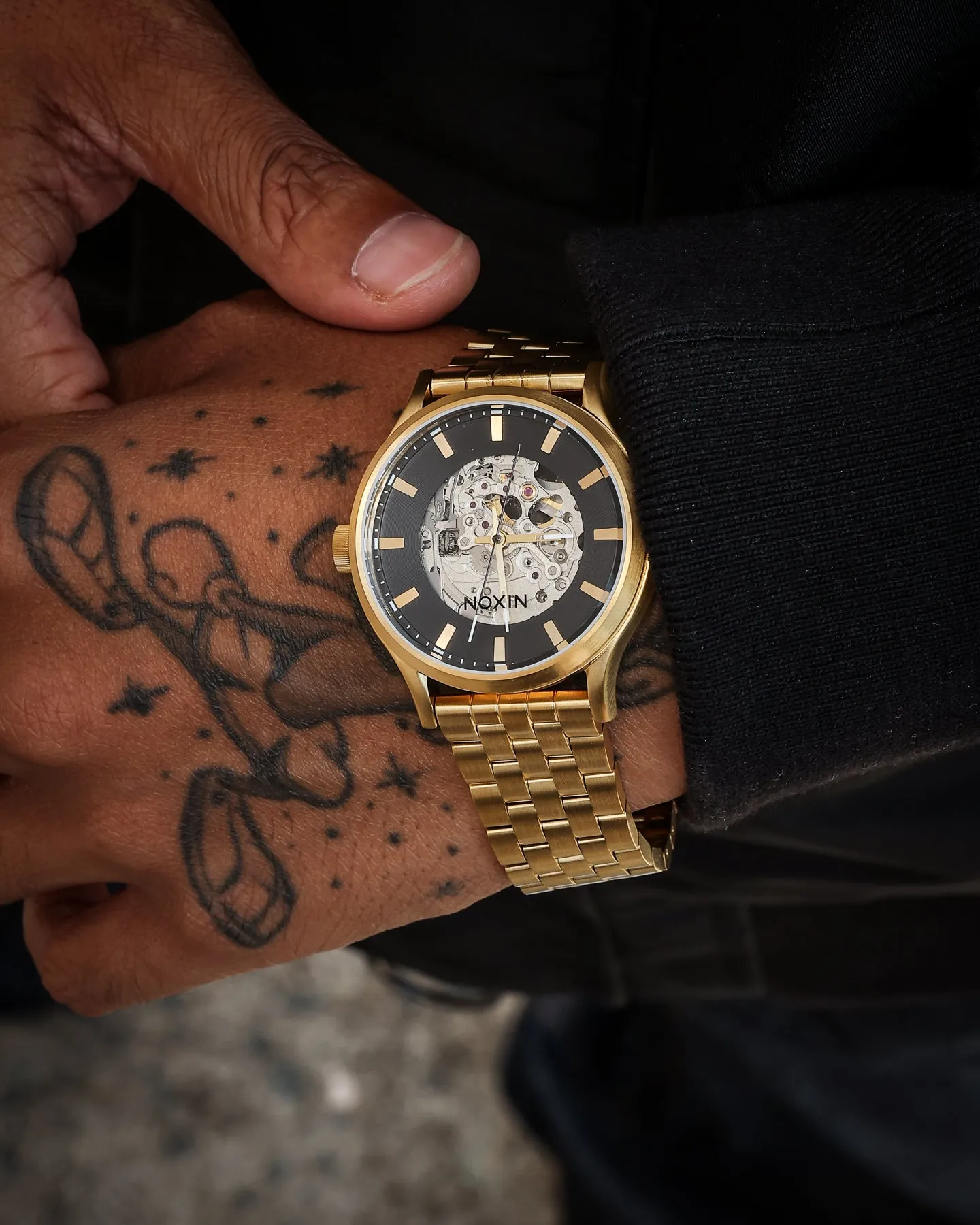 Nixon Spectra Watch Black/Gold