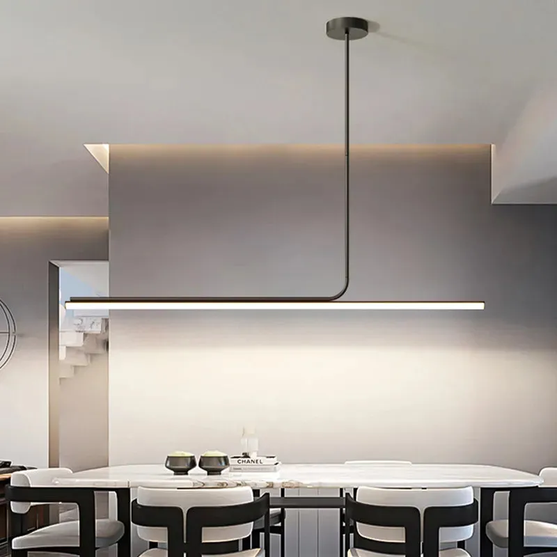 Nordic Minimalist Pendant Lamp - Ideal for Dining Halls, Tea Rooms, Bars, and Long Spaces