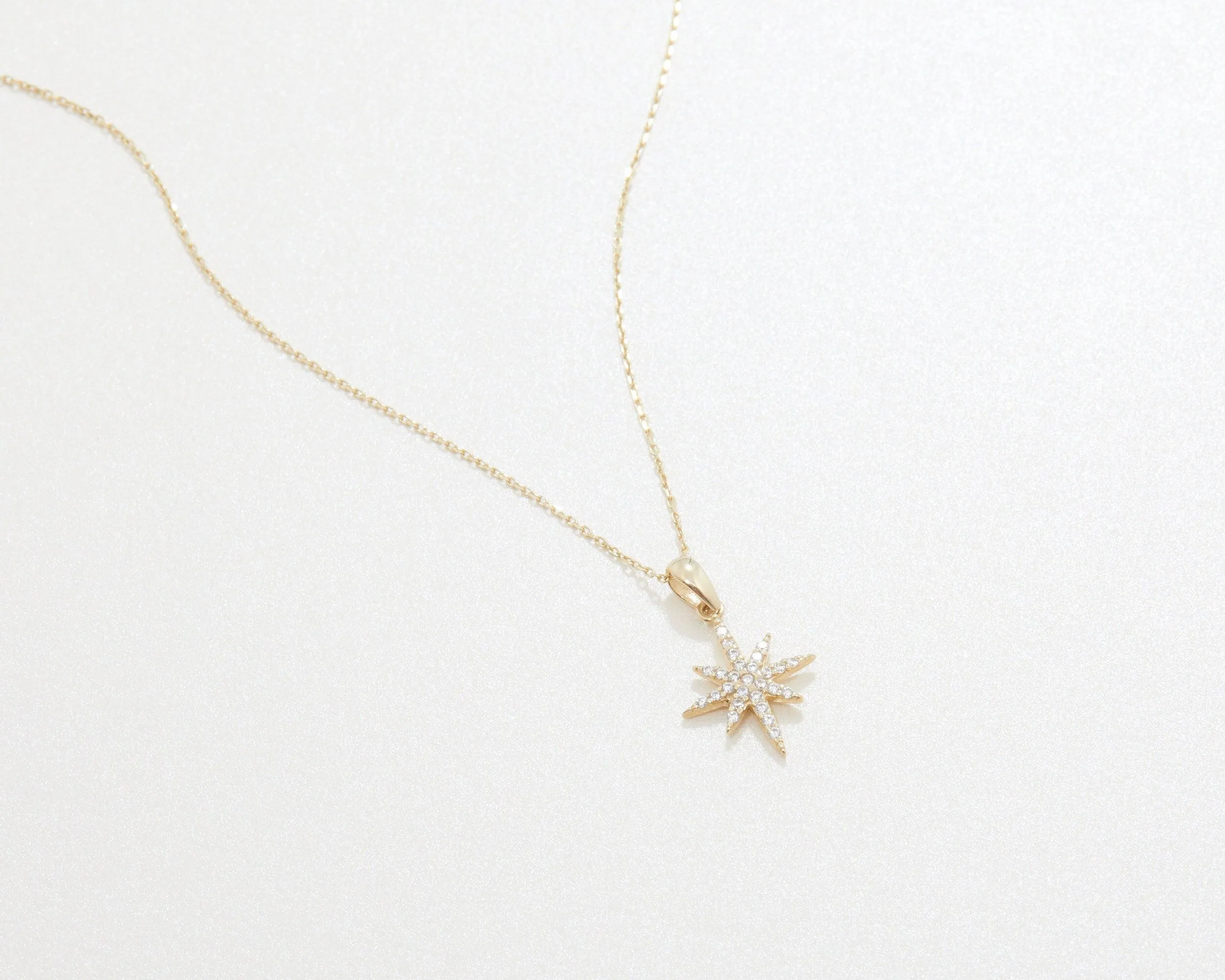 North Star Necklace - 18K Gold Vermeil