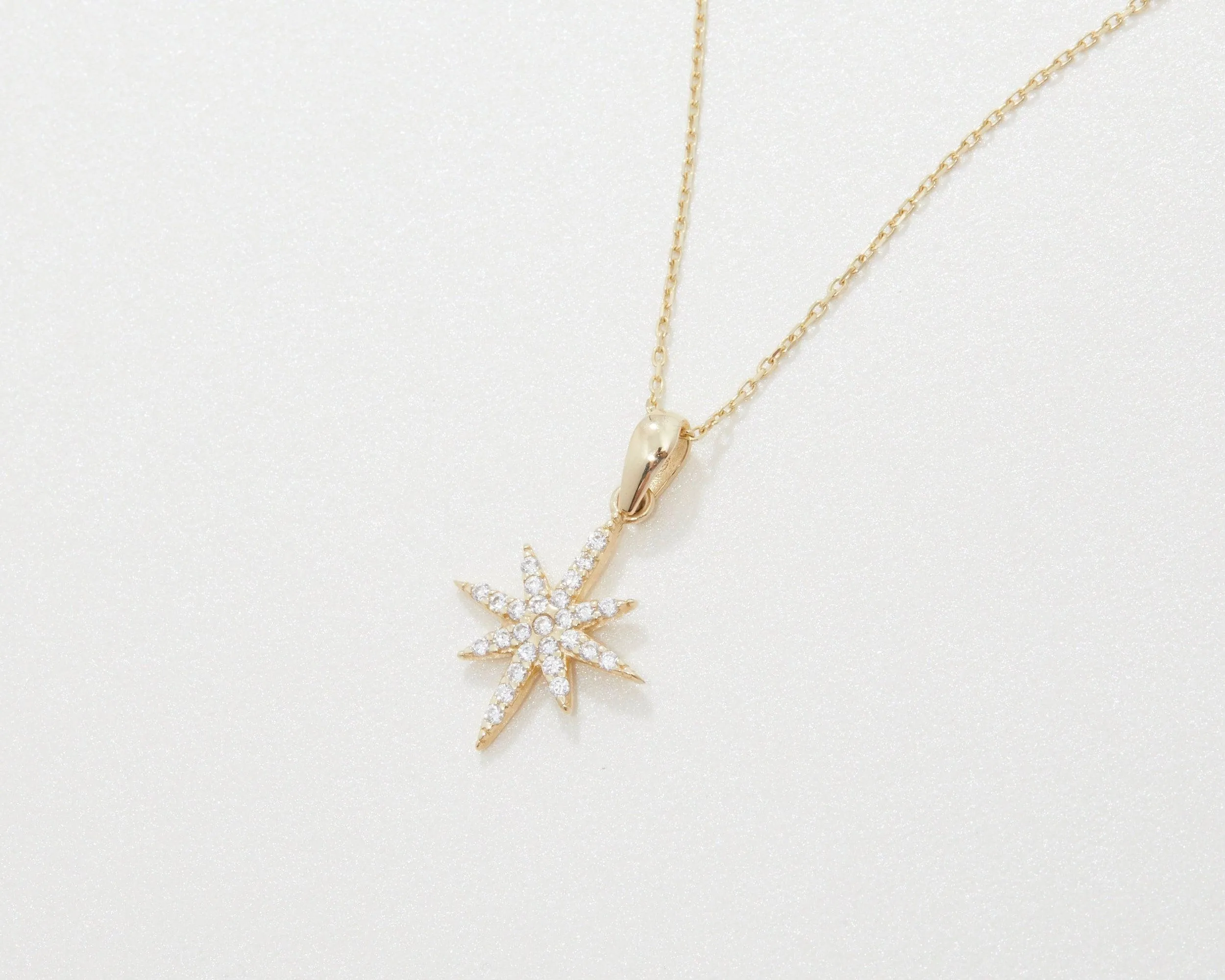 North Star Necklace - 18K Gold Vermeil