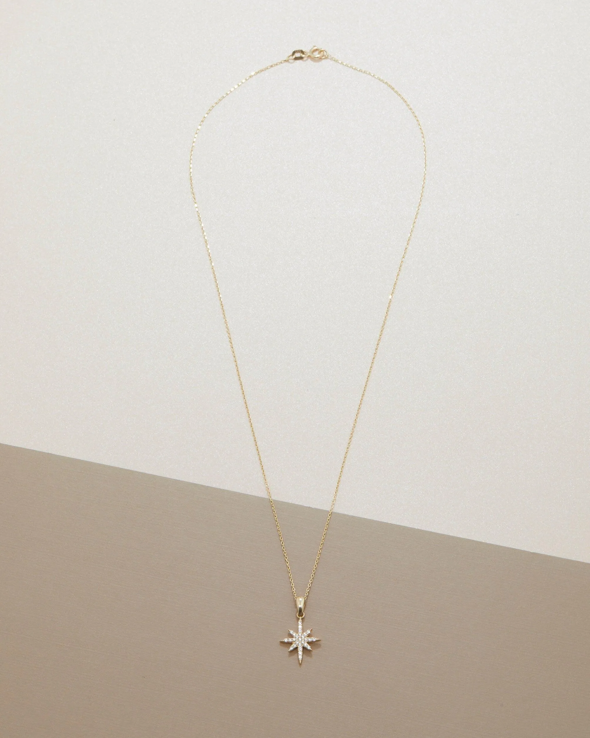 North Star Necklace - 18K Gold Vermeil