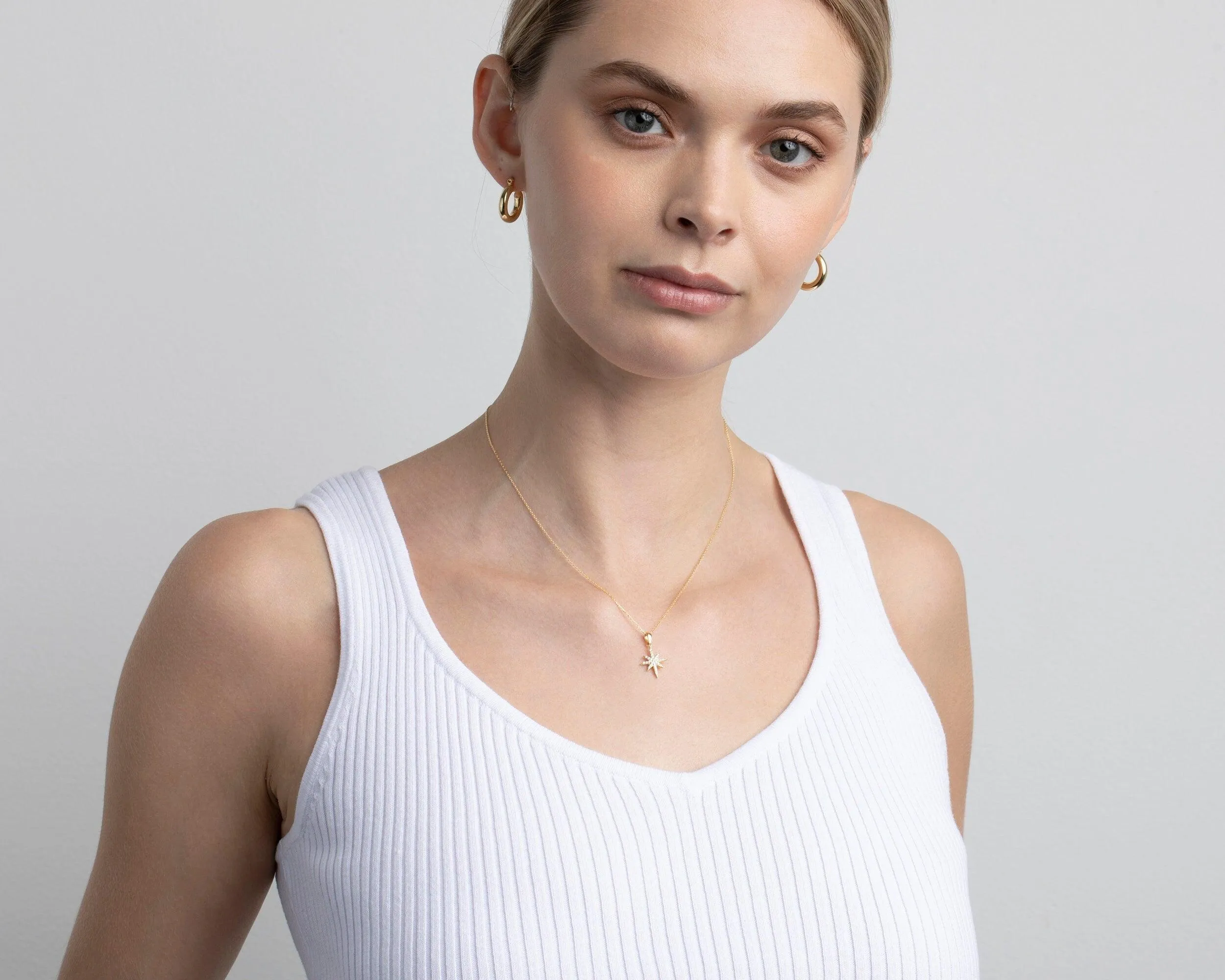 North Star Necklace - 18K Gold Vermeil
