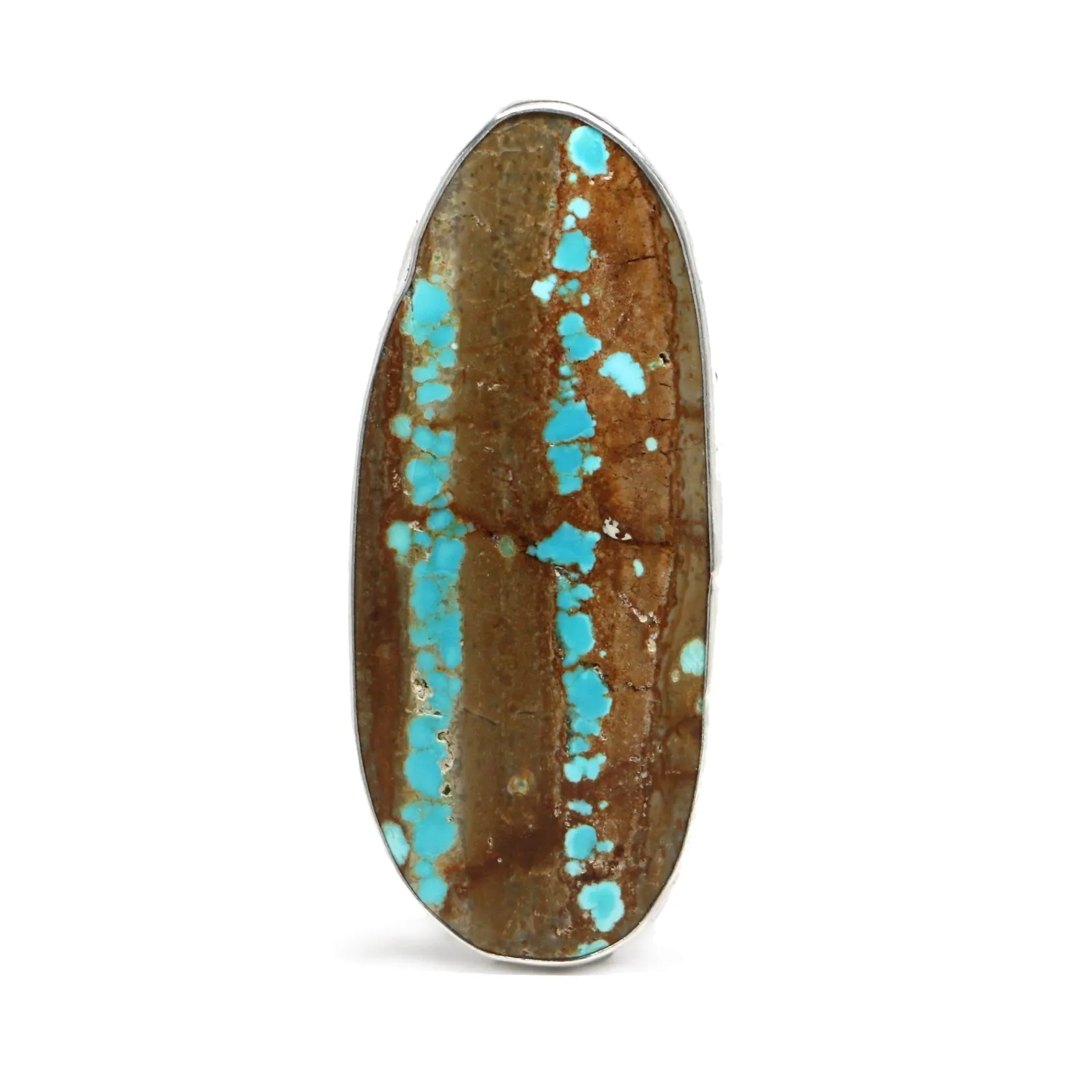 Number 8 Turquoise Ring #1 - Size 8.75