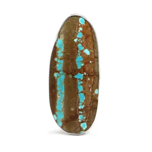 Number 8 Turquoise Ring #1 - Size 8.75