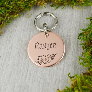 Oak Leaf Pet ID Tag