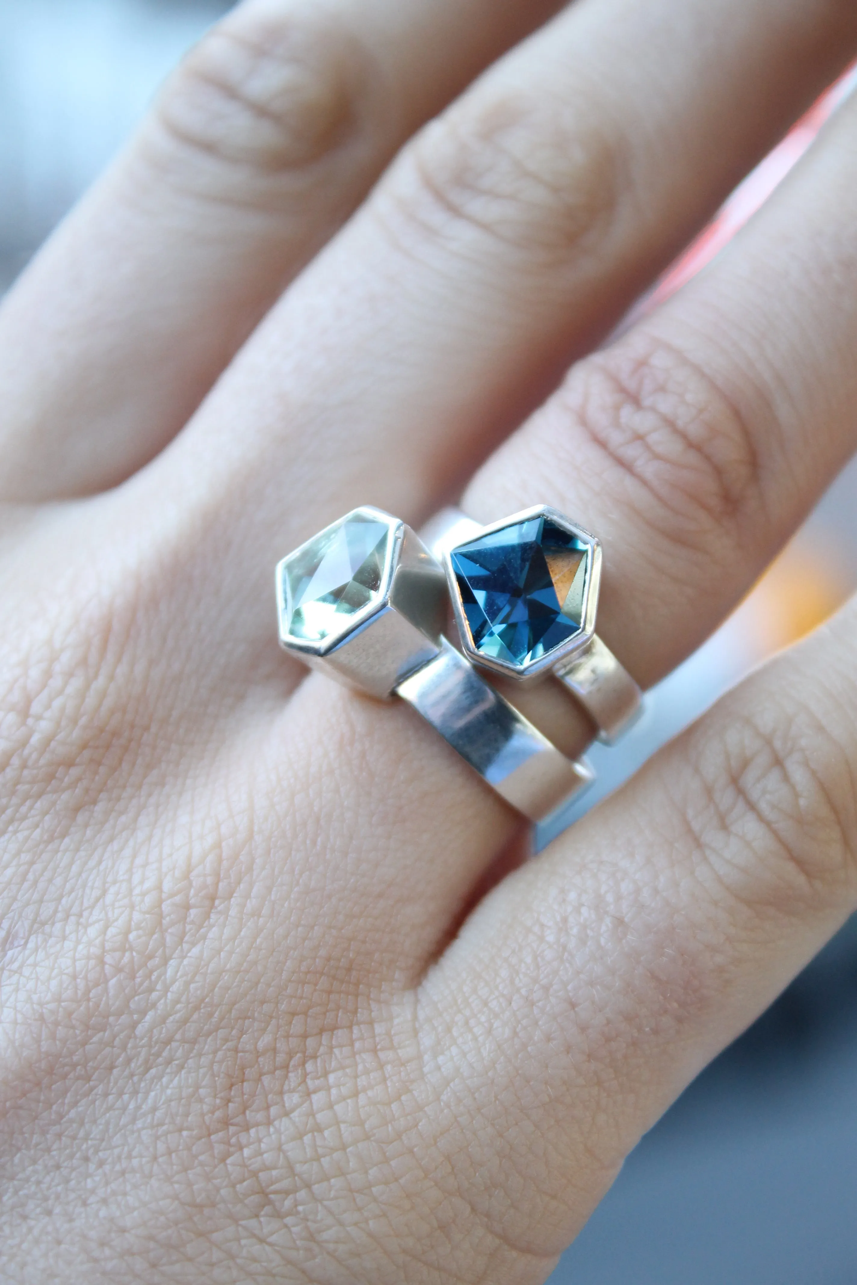 Ocean's Edge Silver Ring