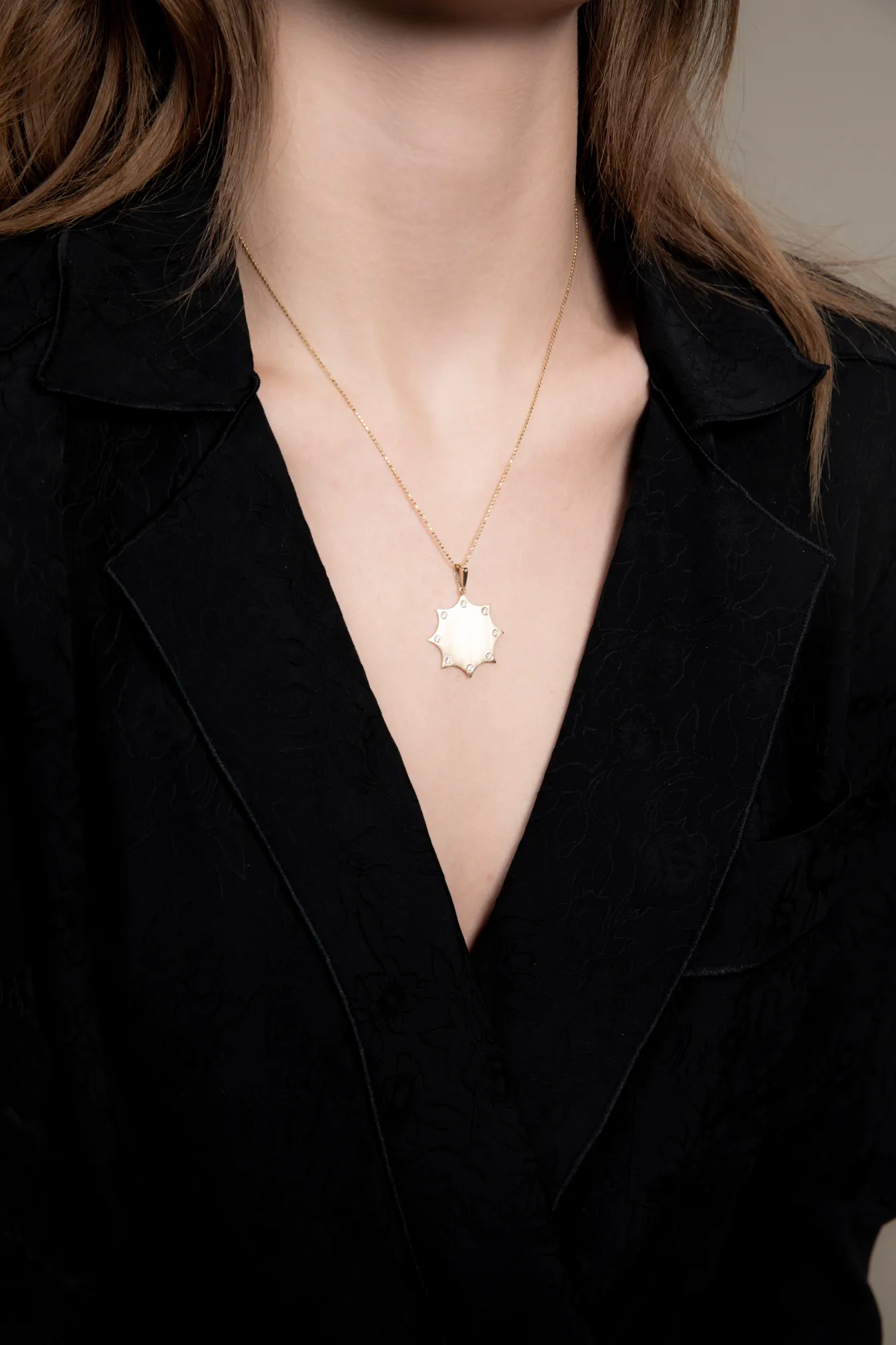 OCTAGON DIAMOND PENDANT