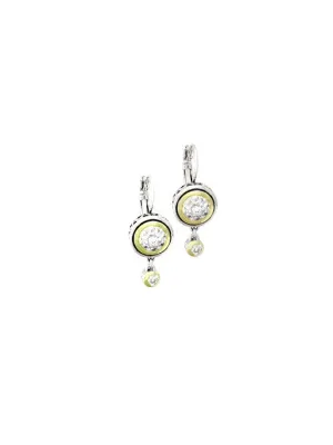 Oval Link Collection Lanna Pavé French Wire Drop Earrings