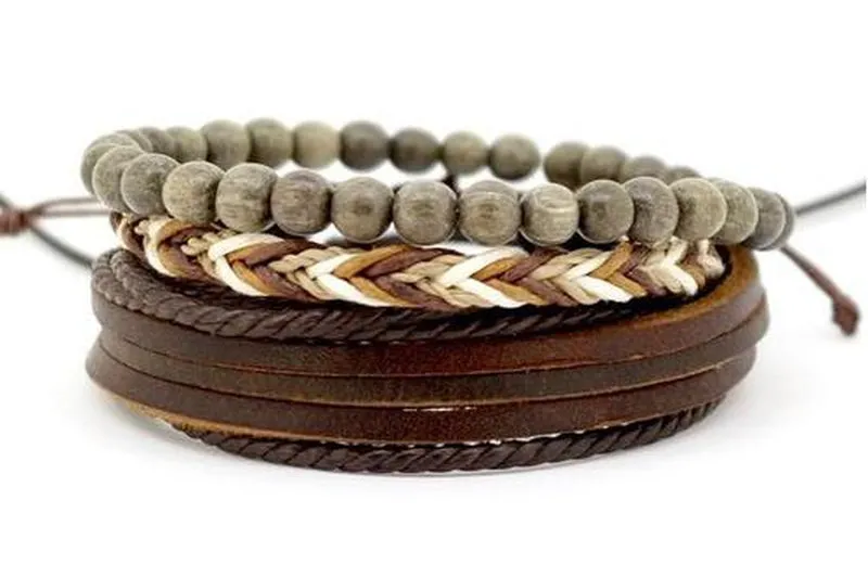 Pack bracelet brésilien marron