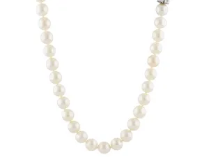 Pair of Akoya Pearl Necklaces in 14K Gold