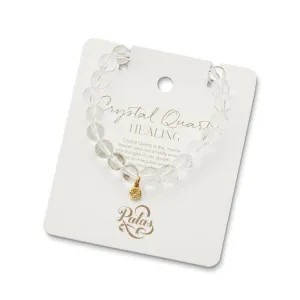 PALAS Crystal Quartz Energy Gem Bracelet