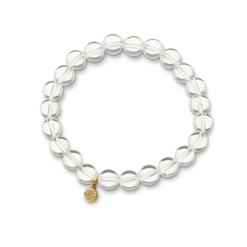 PALAS Crystal Quartz Energy Gem Bracelet