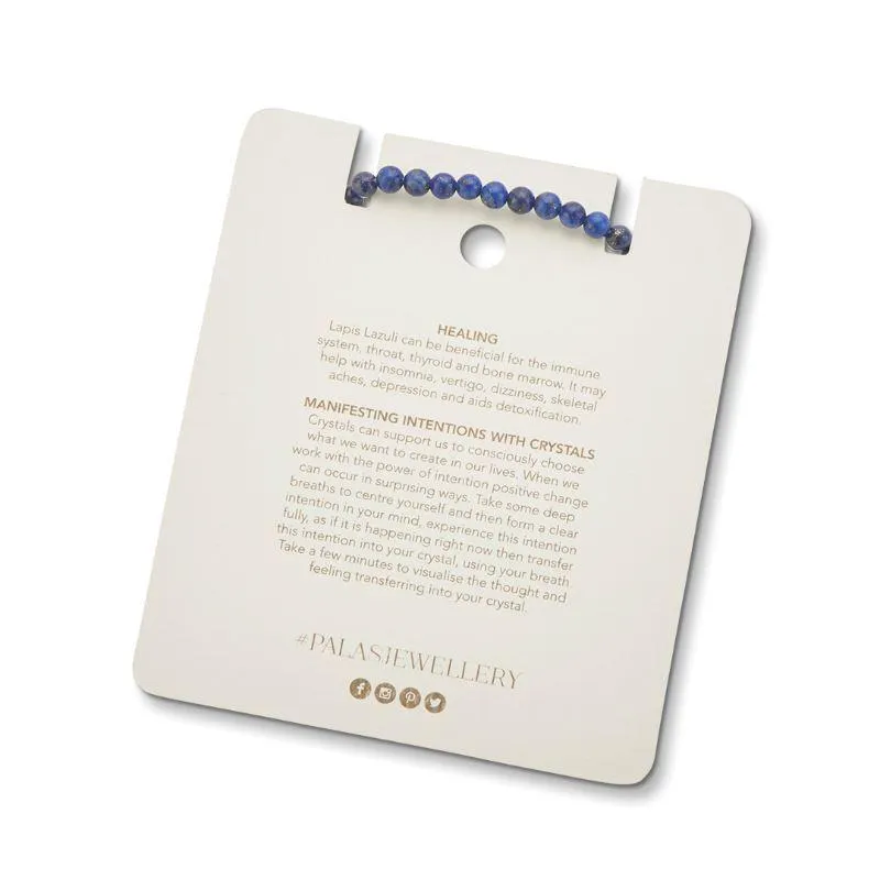 PALAS Lapis Lazuli Healing Gem Bracelet