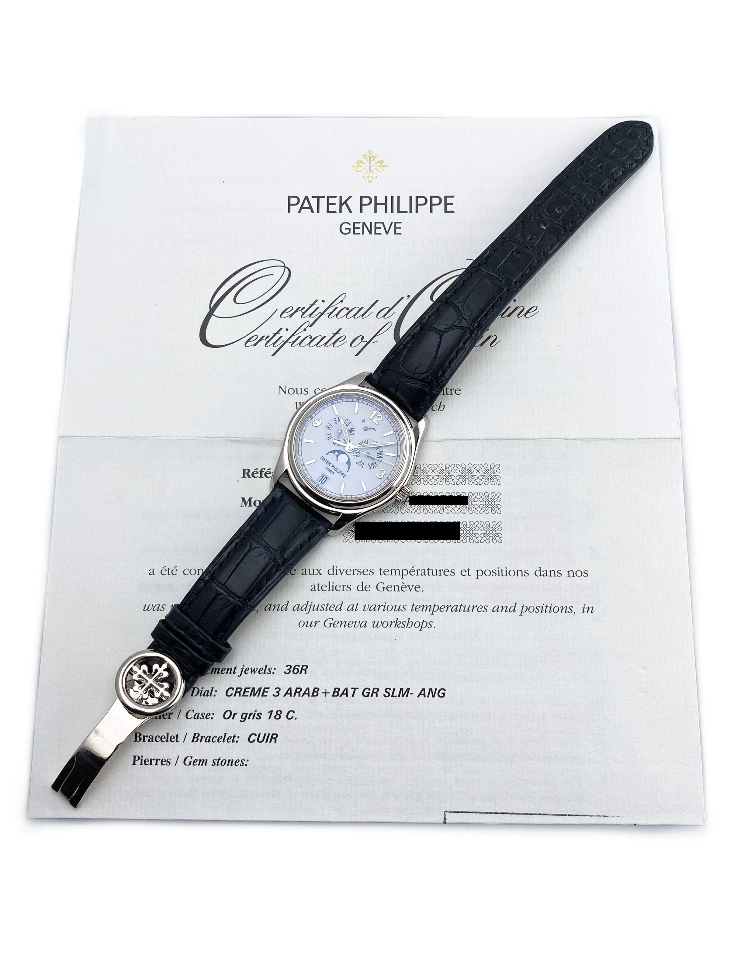 Patek Philippe Annual Calendar 5146G Mens Watch Box Papers