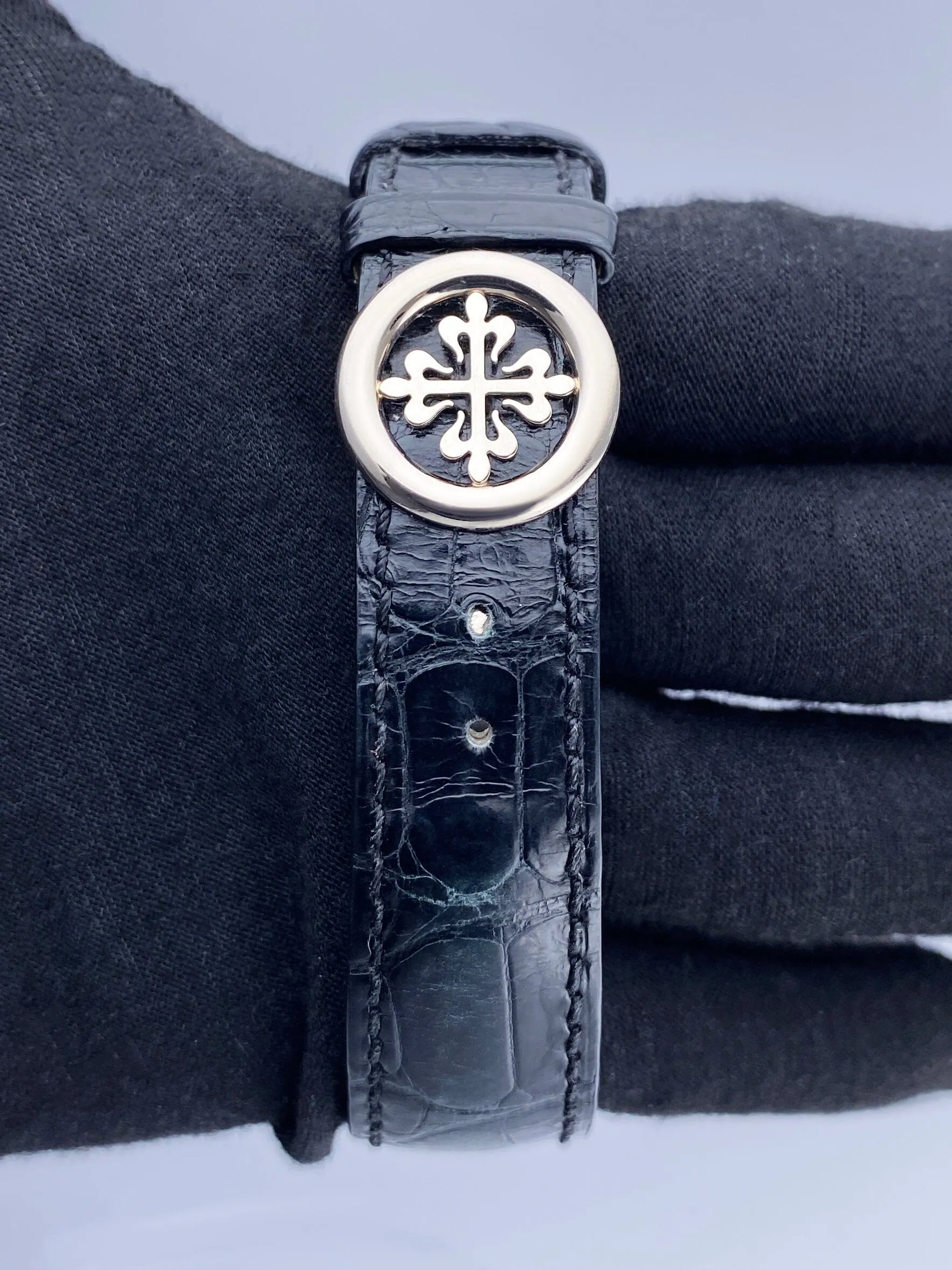 Patek Philippe Calatrava 5227G Black Dial Mens Watch Box Papers