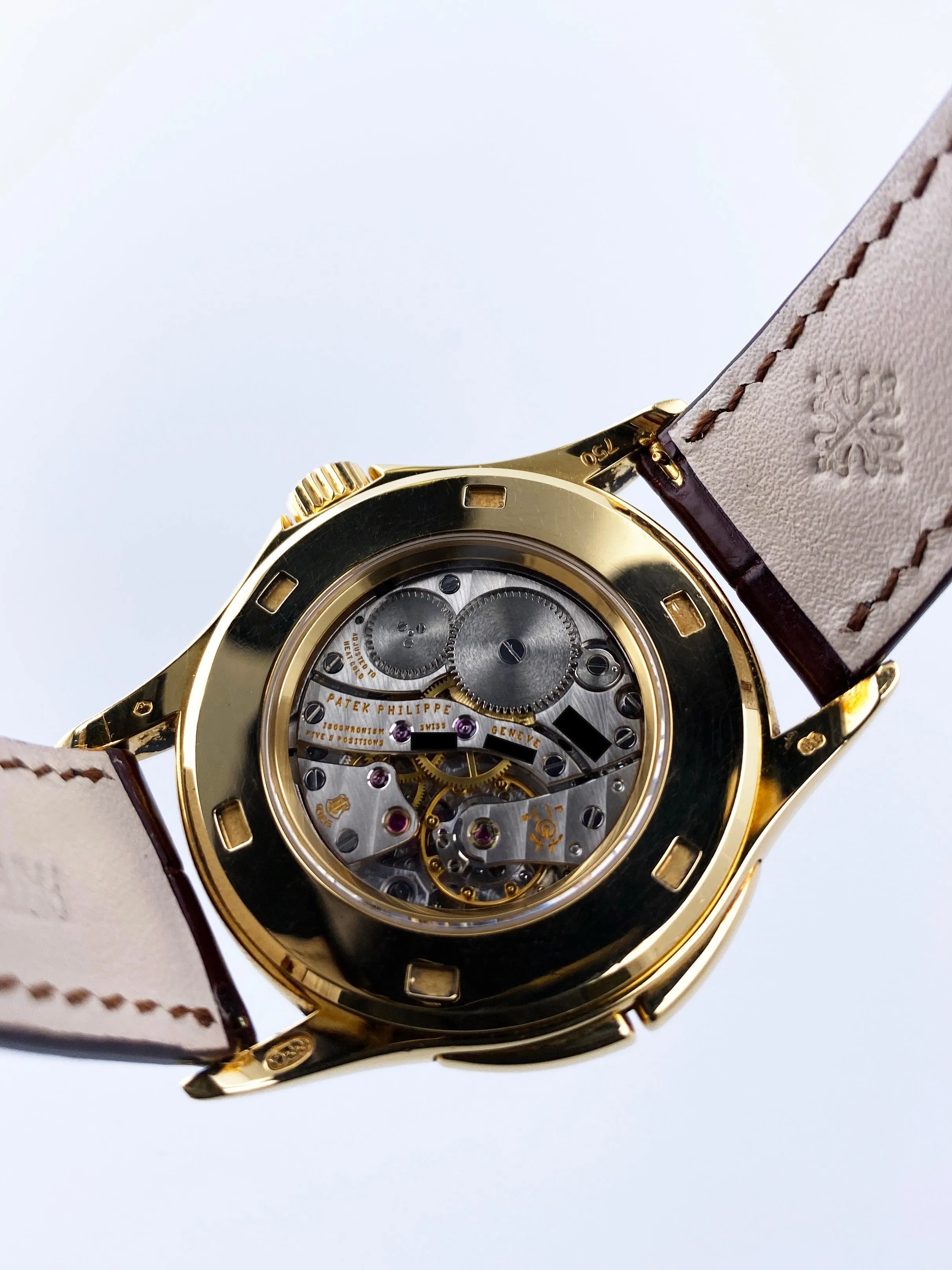 Patek Philippe Calatrava Travel Time 5134J 18K Yellow Gold Mens Watch