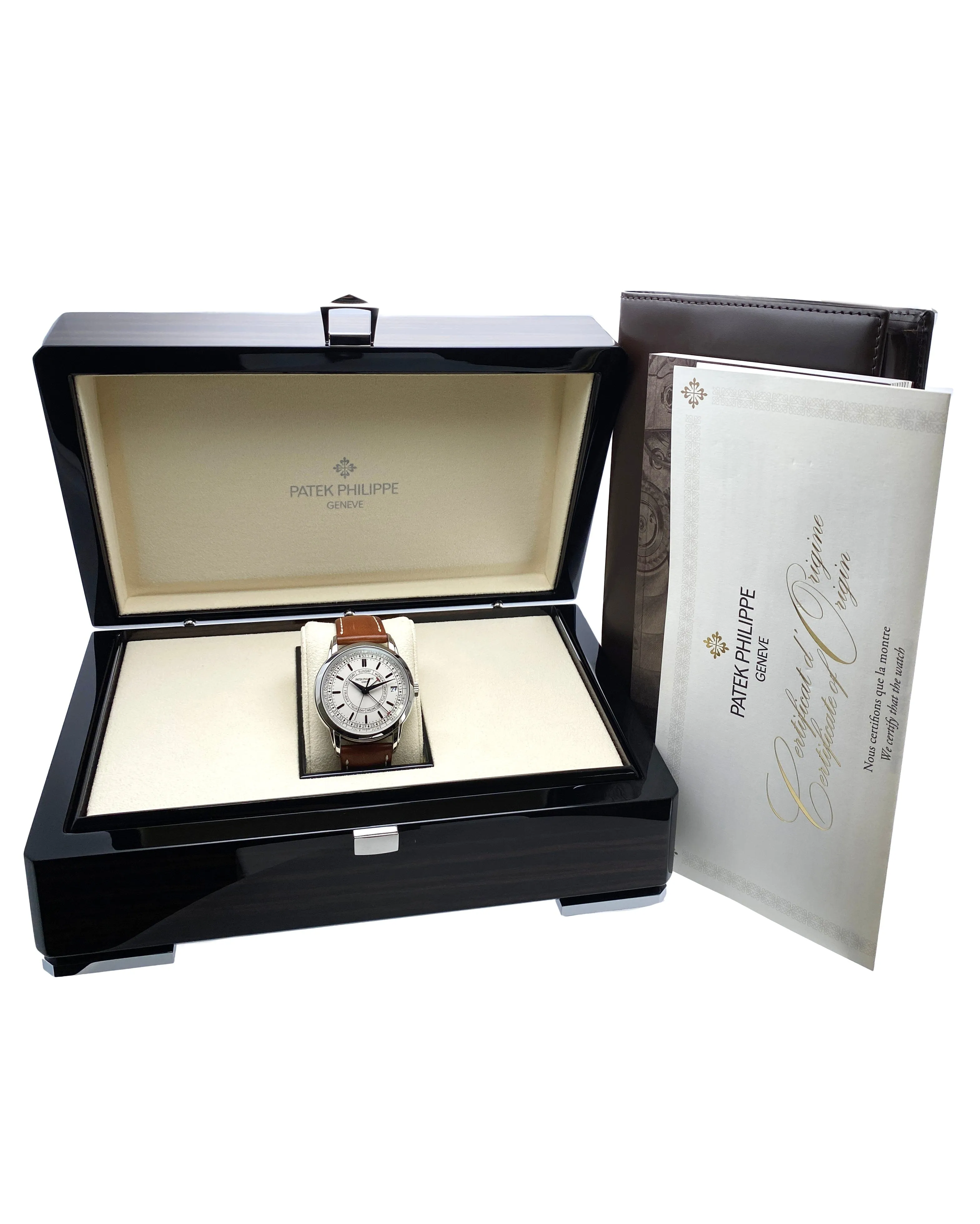 Patek Philippe Complications 5212A Silver Dial Mens Watch Box Papers