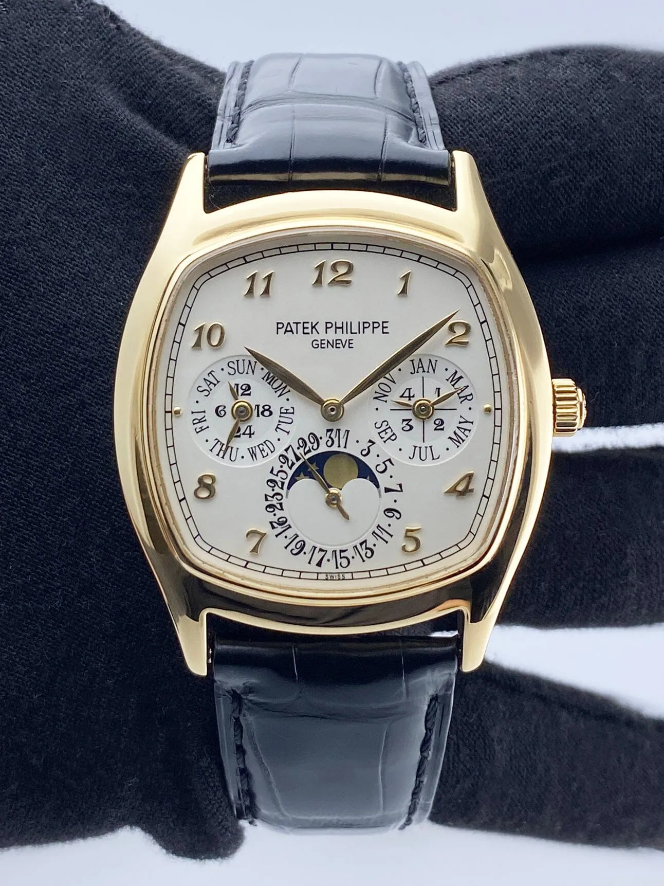 Patek Philippe Grand Complications 5940J Silver Dial Mens Watch Box Papers