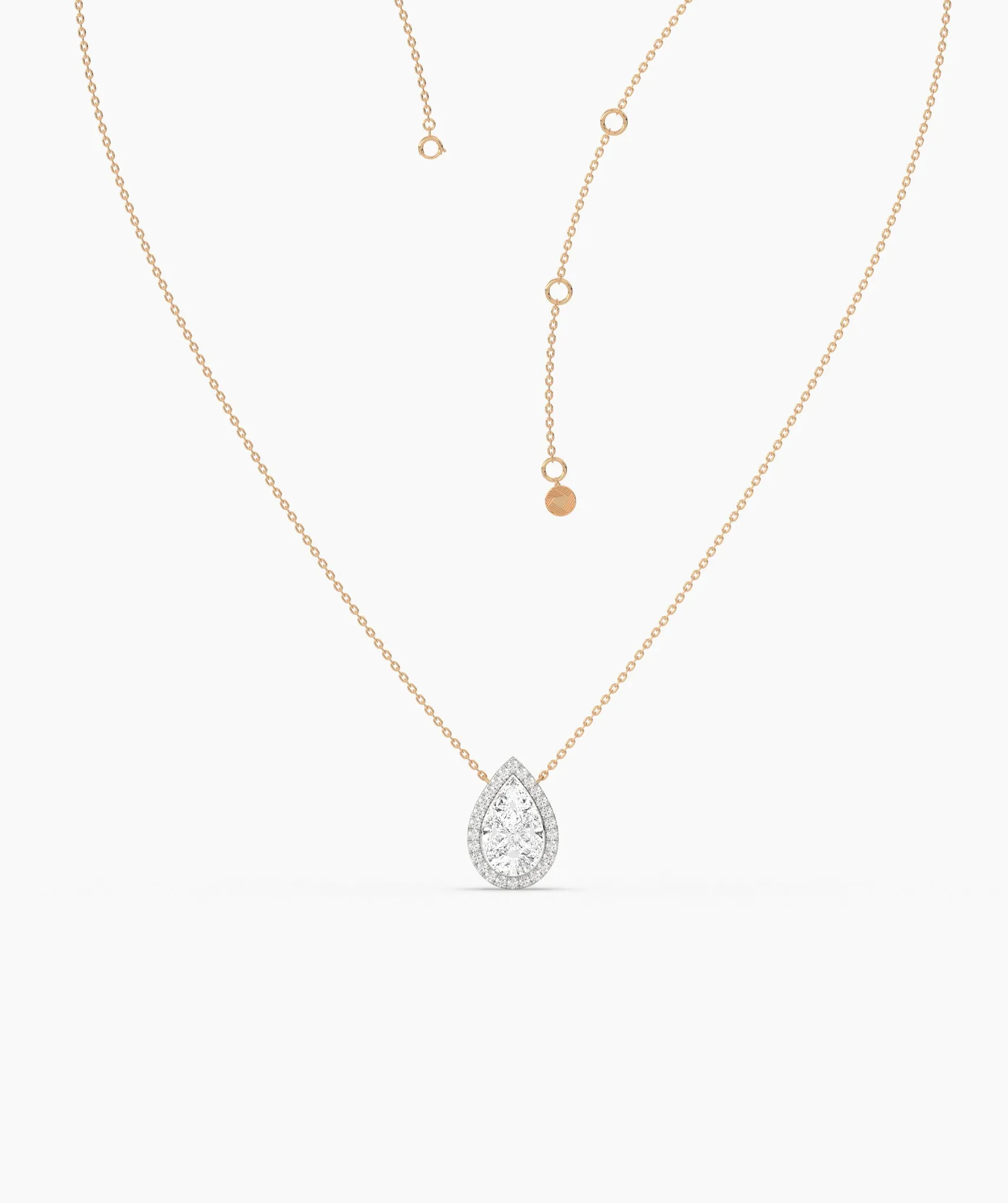 Pear-Cut Diamond Pendant