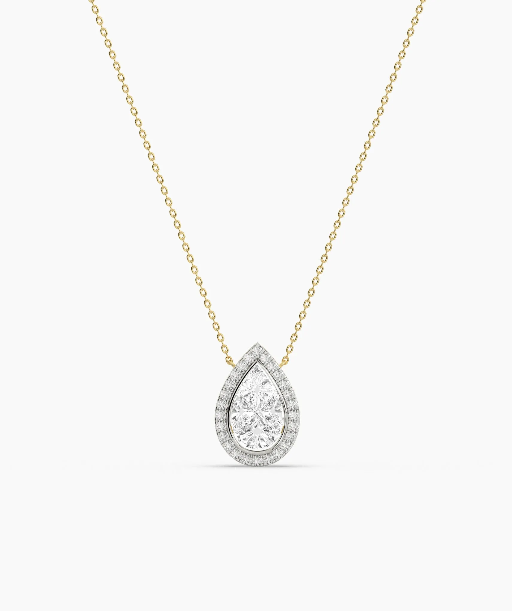 Pear-Cut Diamond Pendant