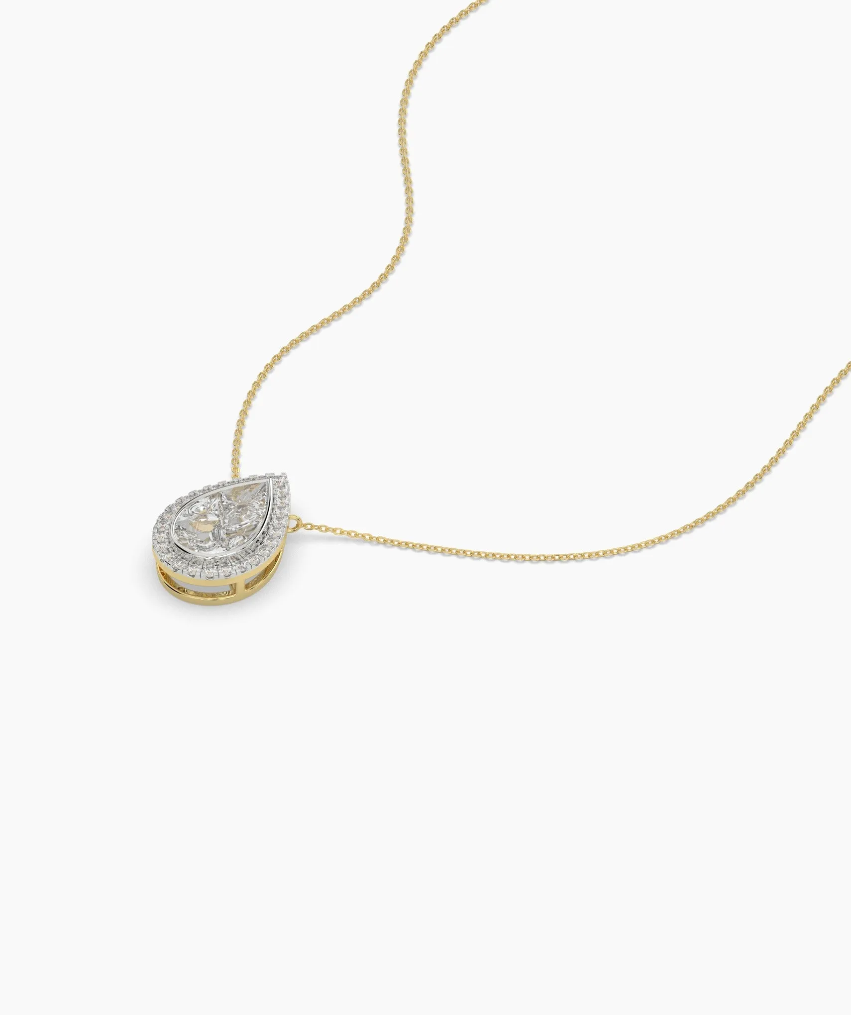 Pear-Cut Diamond Pendant