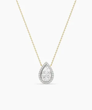 Pear-Cut Diamond Pendant