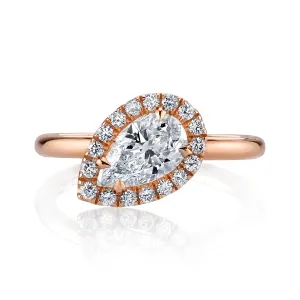 Pear-Cut Diamond Ring Setting