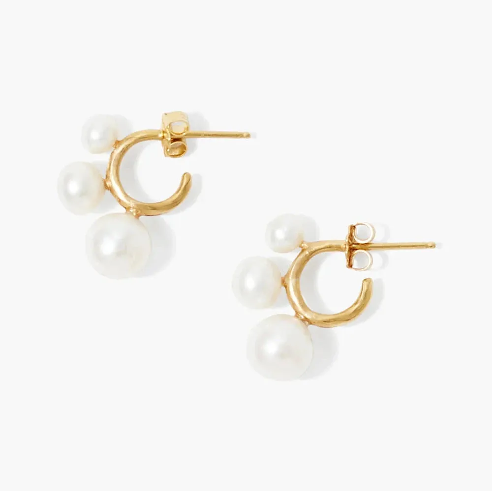 Penelope Earrings with Pearl Drop