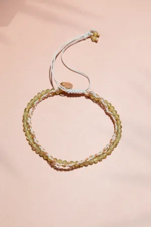 Peridot Lucky Stone Bracelet