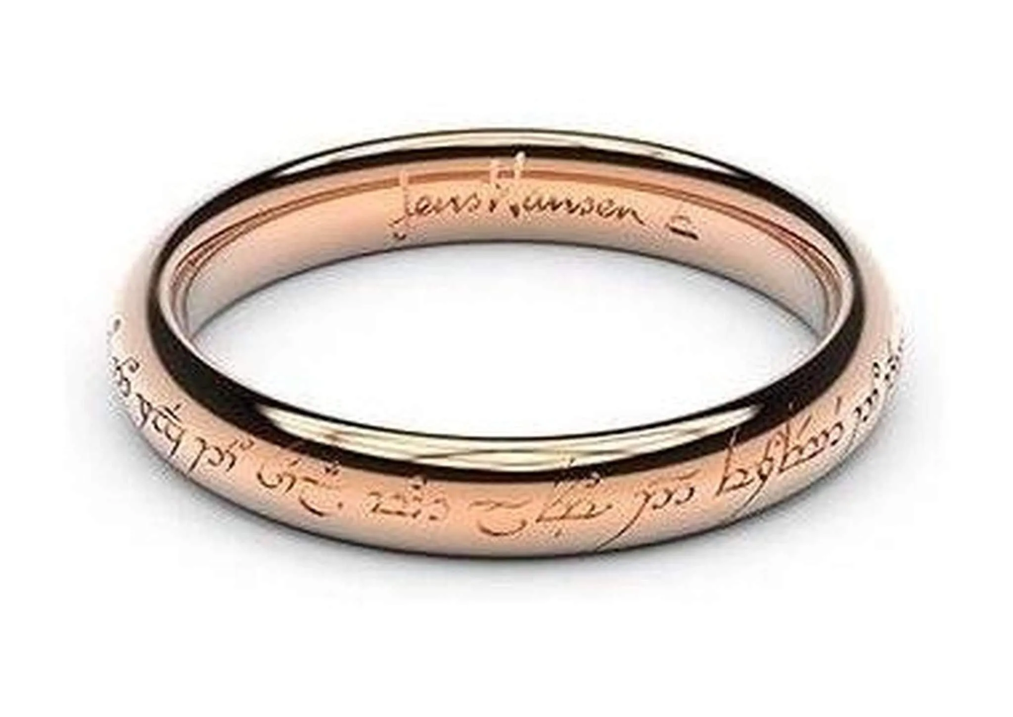 Petite Replica Ring - 3mm wide, 18ct Red Gold