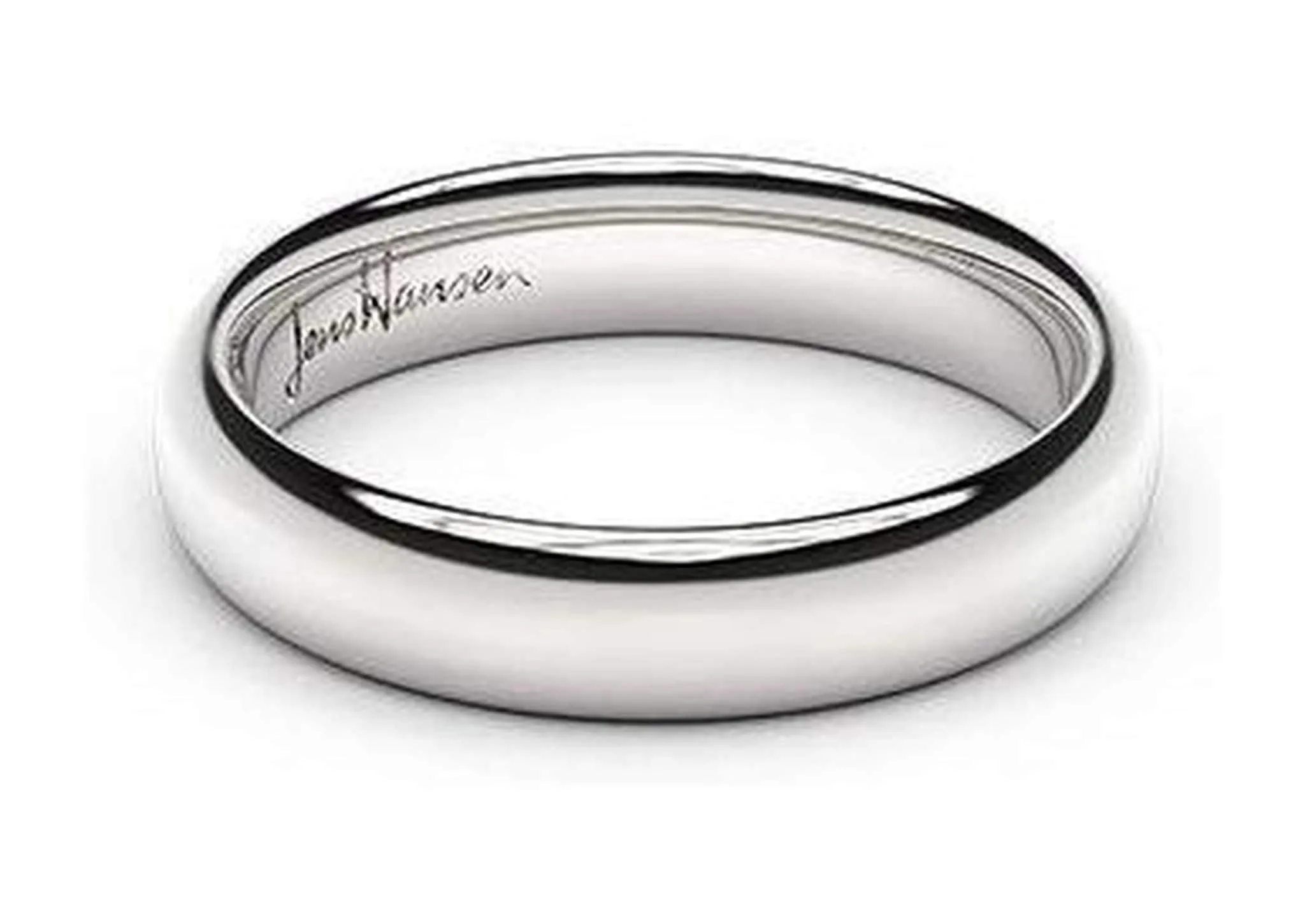 Petite Replica Ring - 4mm wide, 14ct White Gold