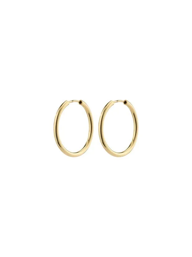 PILGRIM April Recycled Small Hoop Earrings