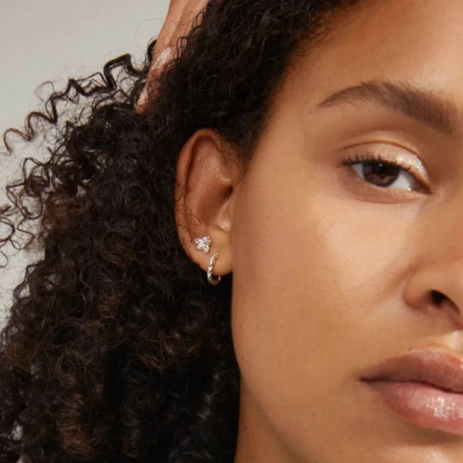Pilgrim Emanuelle Silver Earrings Set