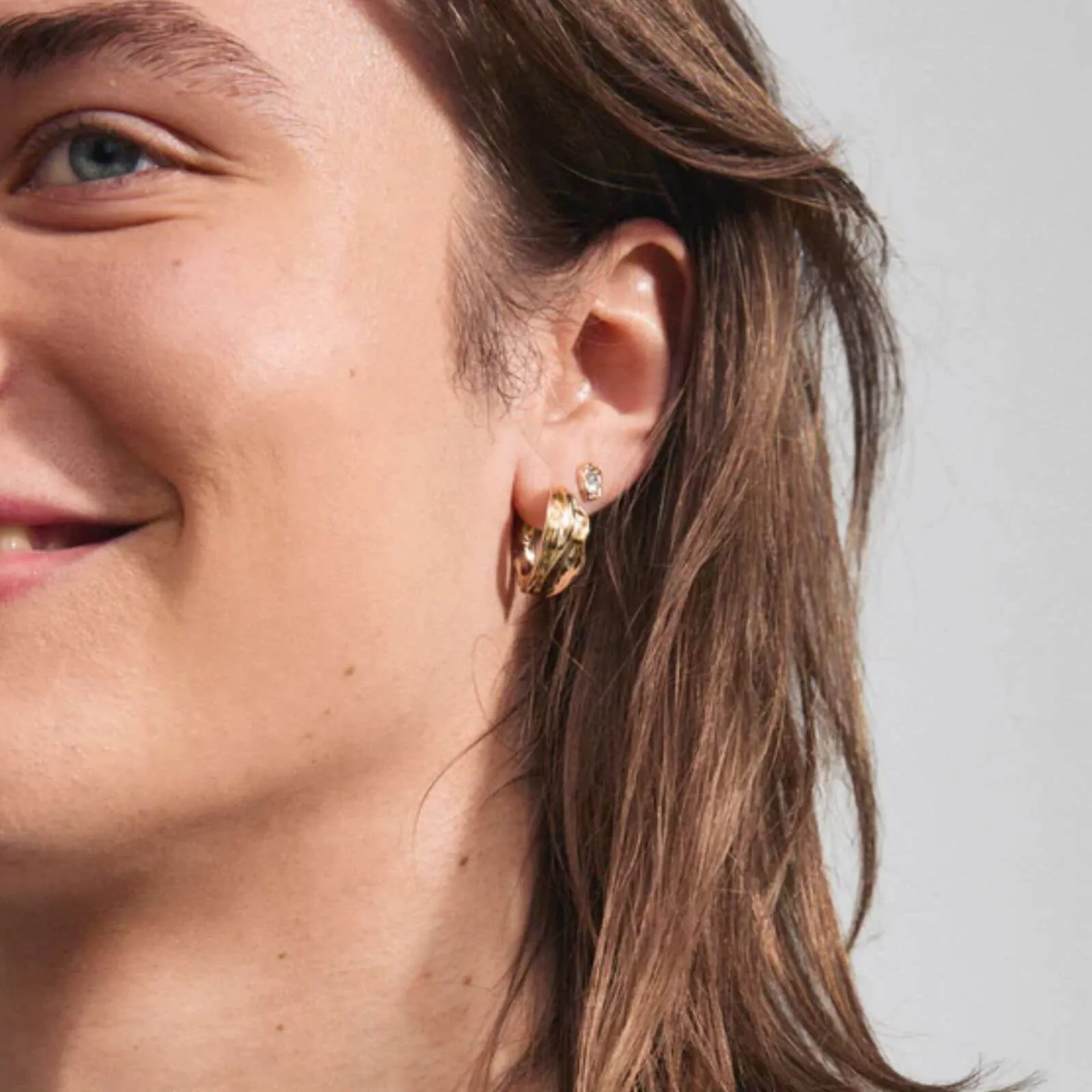 Pilgrim Feel Gold Earrings Set
