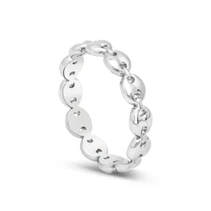 PLAIN LINKS SILVER BAND