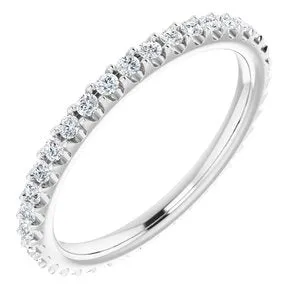 Platinum 1/3 CTW Diamond Eternity Band Size 6