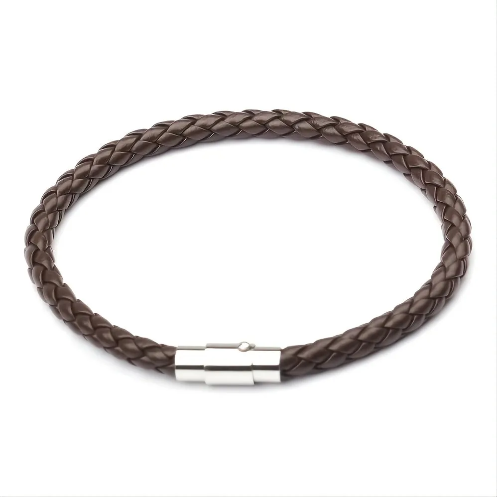 PU Leather Braided Bracelet Cuff Wristband Vintage Cuff Friendship Bracelet