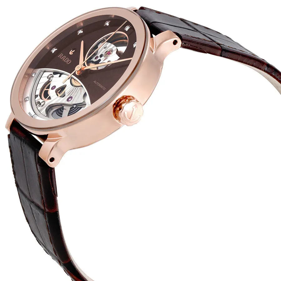 Rado Centrix Open Heart Automatic Brown Dial Ladies Watch R30248715