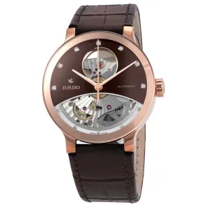 Rado Centrix Open Heart Automatic Brown Dial Ladies Watch R30248715