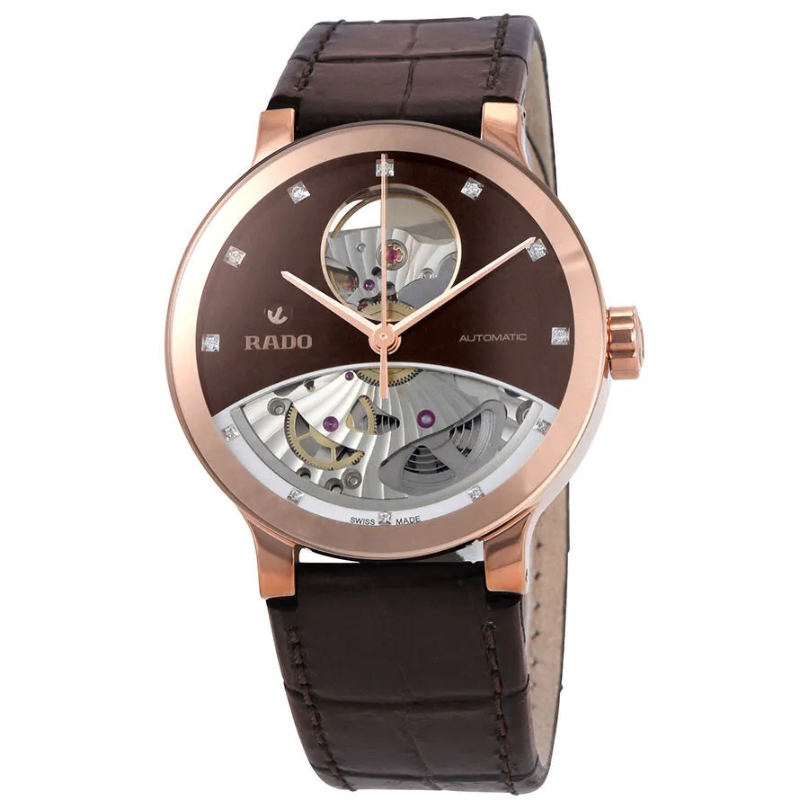 Rado Centrix Open Heart Automatic Brown Dial Ladies Watch R30248715